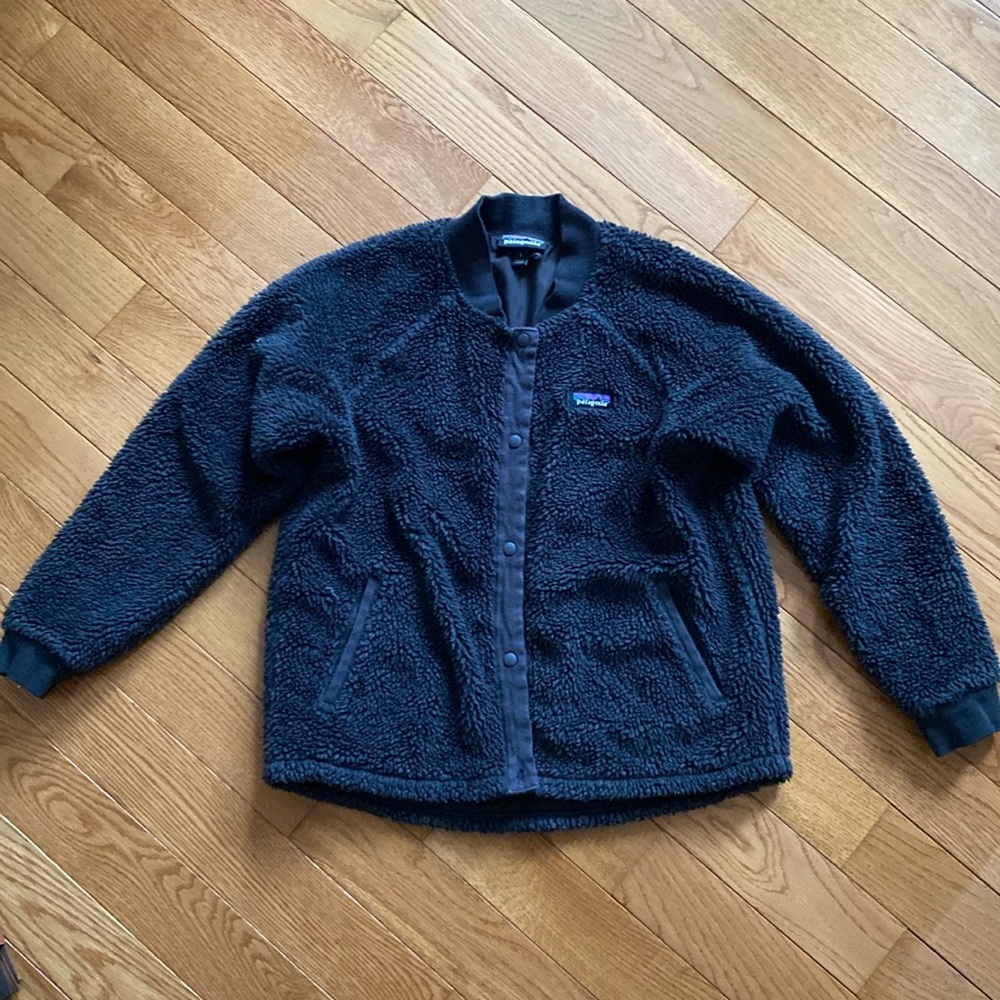Patagonia sherpa button up fleece jacket Small READ DESCRIPTION